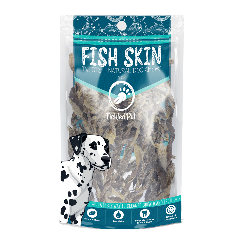 Icelandic Codfish Skin Twists Dog Treats oz - Main Image