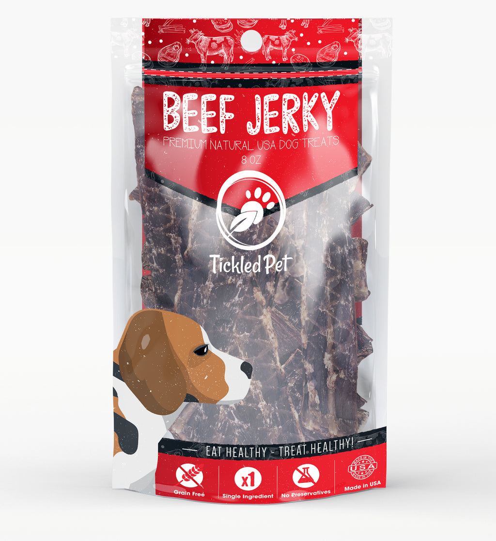 Premium Single Ingredient Beef Jerky Dog Treats