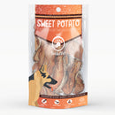Surf & Turf Dog Treat Combo - Natural Beef Lung Crisps, American Sweet Potato Strips, and Long lasting Cod Skin Rolls