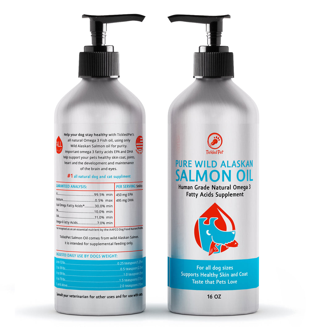 Wild Alaskan Salmon Oil 16oz Dogs Cats