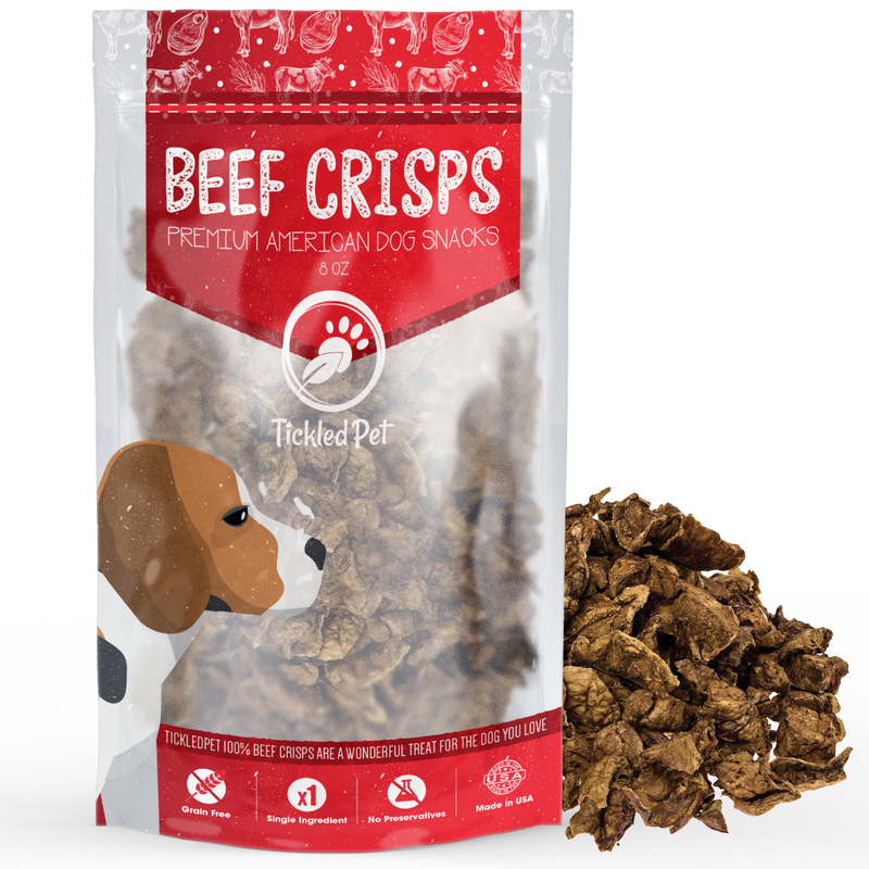 Natural Beef Crisps Dog Training Treats | Bite Sized