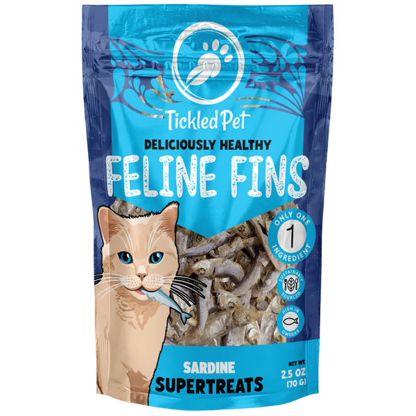Feline Fins Sardine Cat Treats 2.5 oz