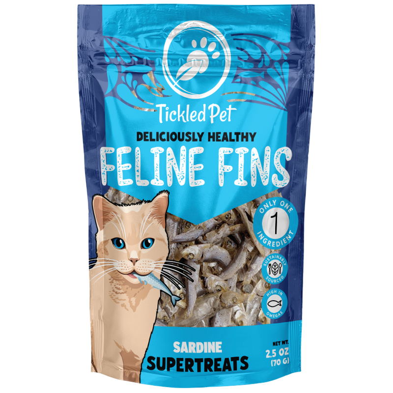 Feline Fins Sardine Cat Treats 2.5 oz