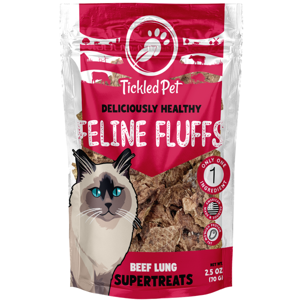 Feline Fluffs Beef Lung Cat Treats