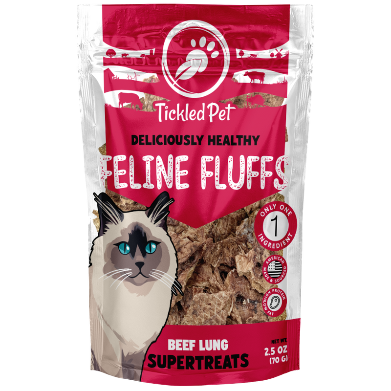 Feline Fluffs Beef Lung Cat Treats