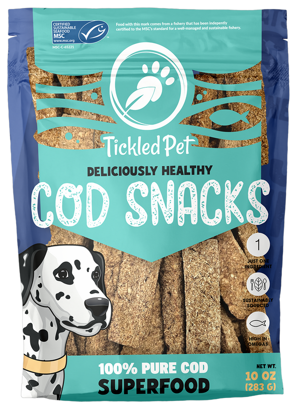 Cod Snacks - Protein Packed Snacks Made of 100% Cod -10 oz