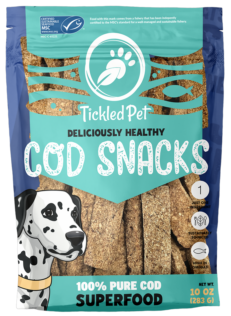 Cod Snacks - Protein Packed Snacks Made of 100% Cod -10 oz