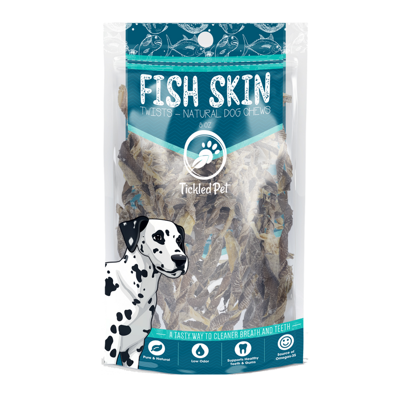 Icelandic Cod Skins Dog Treats 2 oz - TickledPet