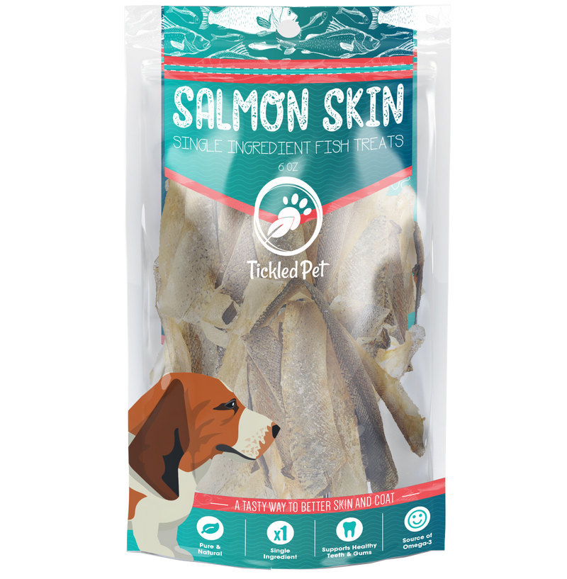 Salmon Skin 6oz Dog Treats