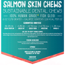Salmon Skin 6oz Dog Treats